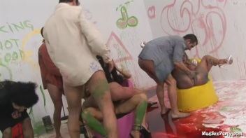 Paint Party P2 Screencap 72 on www.sinx.com