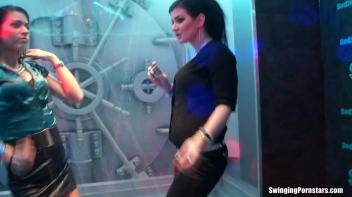 After Work Orgy Rampage Part 3 - Lesbo Cam Screencap 1 on www.sinx.com