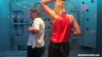 After Work Orgy Rampage Part 3 - Lesbo Cam Screencap 27 on www.sinx.com