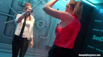 After Work Orgy Rampage Part 3 - Lesbo Cam Screencap 28 on www.sinx.com