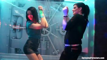 After Work Orgy Rampage Part 3 - Lesbo Cam Screencap 4 on www.sinx.com