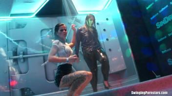 After Work Orgy Rampage Part 3 - Lesbo Cam Screencap 55 on www.sinx.com