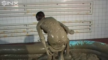 WAM Babes Catfight And Wrestle In The Mud Screencap 29 on www.sinx.com