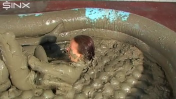 WAM Babes Catfight And Wrestle In The Mud Screencap 39 on www.sinx.com