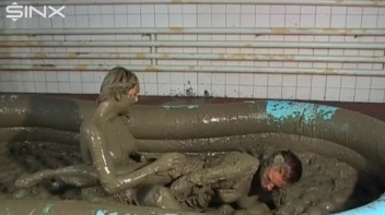 WAM Babes Catfight And Wrestle In The Mud Screencap 40 on www.sinx.com