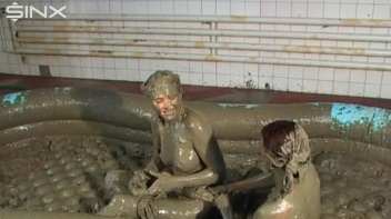 WAM Babes Catfight And Wrestle In The Mud Screencap 50 on www.sinx.com