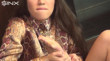 Brunette Babe Crushes Food And Licks Toes Screencap 50 on www.sinx.com