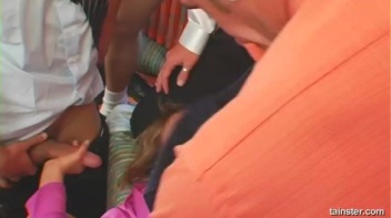 Gangbang Showers Her Rose With Piss Screencap 43 on www.sinx.com