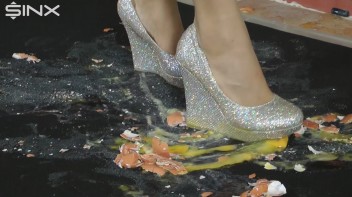 Egg Trampling Leaves Babes With Messy Heels Screencap 30 on www.sinx.com