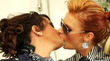 Cum Soaked Strap-On Fashionistas Screencap 22 on www.sinx.com