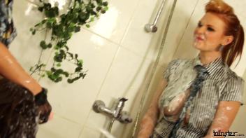 Cum Soaked Strap-On Fashionistas Screencap 83 on www.sinx.com