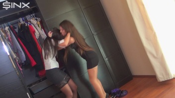 Sexy Clothes Dispute Causes A Catfight Screencap 6 on www.sinx.com