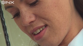 Destructive Brunette Rips Her Silk Blouse Screencap 20 on www.sinx.com
