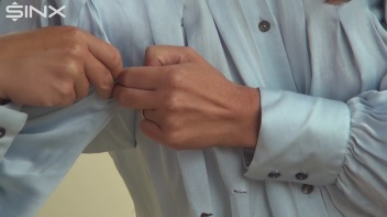 Destructive Brunette Rips Her Silk Blouse Screencap 22 on www.sinx.com