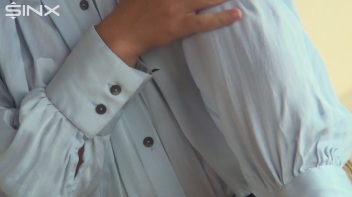 Destructive Brunette Rips Her Silk Blouse Screencap 25 on www.sinx.com
