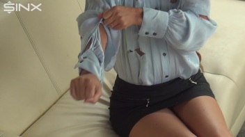 Destructive Brunette Rips Her Silk Blouse Screencap 43 on www.sinx.com