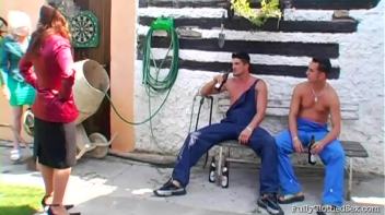 Fully Clothed Freaks Find Their Blue Collar Treats! Screencap 3 on www.sinx.com