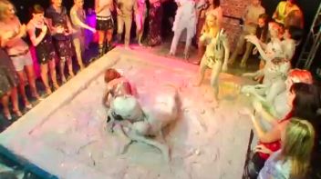 Teeny Bikini Mud Pit Battle Screencap 109 on www.sinx.com