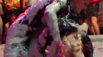 Teeny Bikini Mud Pit Battle Screencap 17 on www.sinx.com