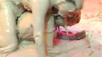 Teeny Bikini Mud Pit Battle Screencap 37 on www.sinx.com