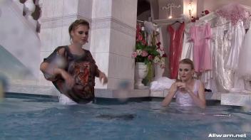 Bitchy Bride To Be In Wetlook Catfight Screencap 89 on www.sinx.com