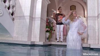 Bitchy Bride To Be In Wetlook Catfight Screencap 25 on www.sinx.com