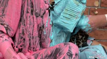 Eurobabe Painting 101 Screencap 44 on www.sinx.com