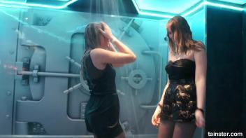 Cute wet girls dancing in mini skirts Screencap 15 on www.sinx.com