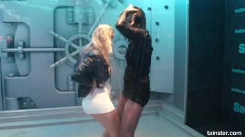 Cute wet girls dancing in mini skirts Screencap 2 on www.sinx.com