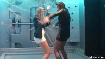 Cute wet girls dancing in mini skirts Screencap 6 on www.sinx.com