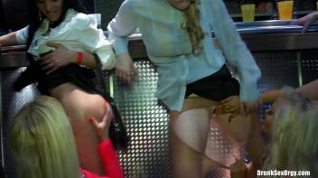 Staff Party Part 1 - Lesbian Edit Screencap 78 on www.sinx.com