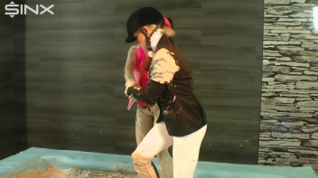 Bitchy Rider Gets Covered In Mud During Wrestling Screencap 31 on www.sinx.com