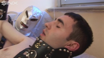 Fucked Dude Swallows Cum In Bondage Sex Screencap 59 on www.sinx.com
